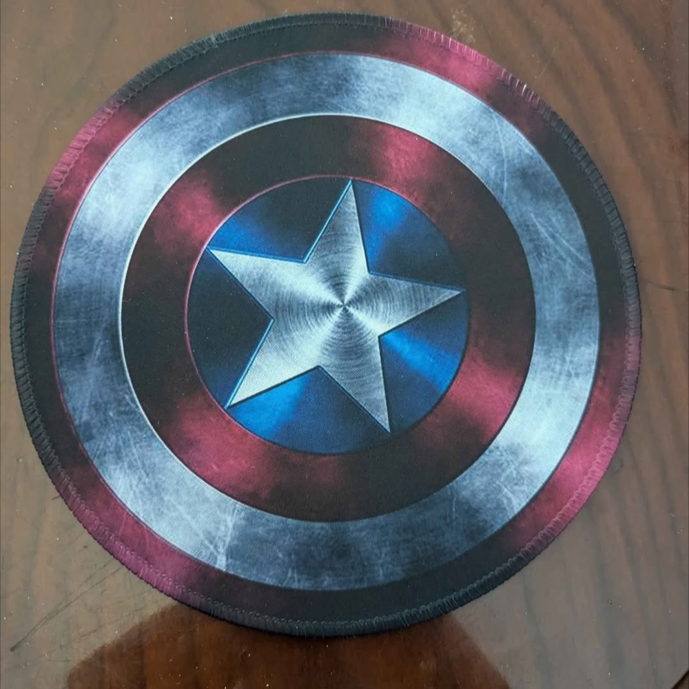 New Captain America Shield Mouse Pad